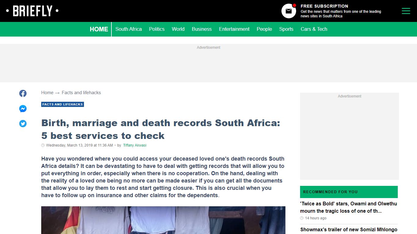 Birth, marriage and death records South Africa: 5 best ...